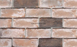 Gạch ốp tường giả cổ 28 - Hồng nhạt