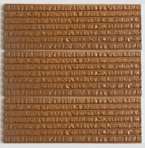 Gạch thẻ ốp tường trang trí nội ngoại thất 09 - 7 sọc hồng cam