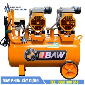 Máy nén khí Baw 50 lít màu cam