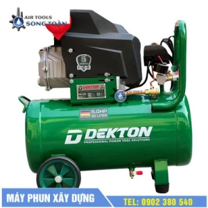 Máy nén khí DEKTON công suất 5.0HP-50 lít màu xanh