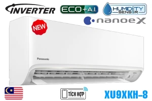 11,350k - Điều hòa Panasonic 9000BTU 1 chiều inverter cao cấp XU9XKH-8