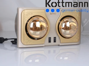 1TGD750 Đèn sưởi 2 bóng treo tường Kottmann K2BH
