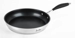 giá giảm SỐC : 860k - Chảo chống dính Sevilla SV-CH428 ( Chảo 3 đáy chống dính Inox 304, f28)