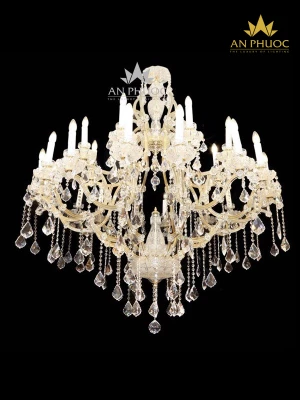 Đèn chùm pha lê Tiệp Khắc hoa lệ 859-6671-24