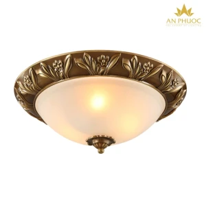 Đèn ốp trần đồng hoa 1013 D300mm