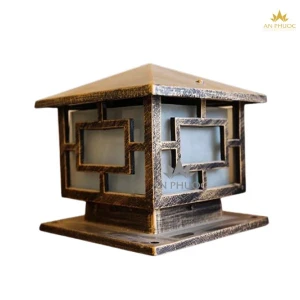 Đèn trụ cổng vuông đơn giản - 11202 W200