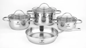 Bộ nồi chảo inox 5 đáy Catania Milan CTP-8541