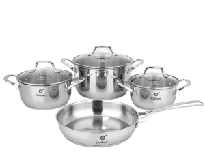 Bộ nồi chảo inox 5 đáy Catania Milan CTP-8641