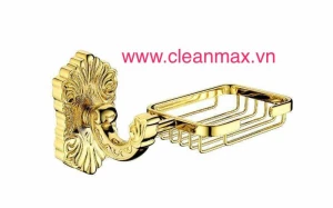 KỆ ĐỂ XÀ PHÒNG MẠ VÀNG 24K - 10008 CLEANMAX