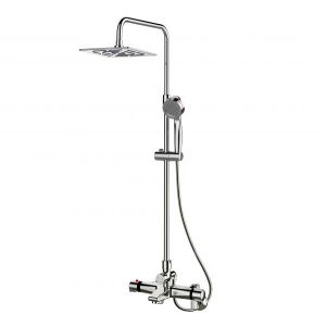 Sen tắm cây nóng lạnh thân tròn,có cài đặt nhiệt độ kèm bát sen dạng vuông AM 9128