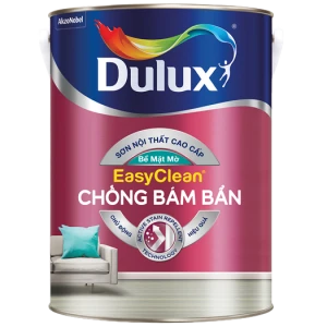 Sơn nước nội thất DULUX EASY CLEAN CHỐNG BÁM BẨN - Bề mặt mờ - Màu pha nhạt