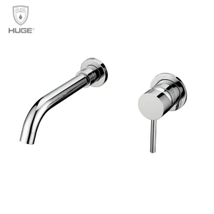 Vòi rửa mặt lavabo nóng lạnh gắn tường Huge H-VT200