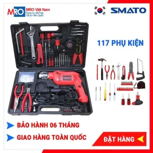 Bộ dụng cụ sửa chữa gia đình 118 chi tiết Smato Hàn Quốc