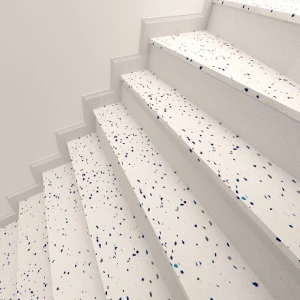 Đá ốp lát cầu thang thạch anh Lapis Lazuli | Đá cầu thang phong thủy