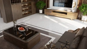 Đá lát sàn Thạch Anh đá quý Obsidian Đen