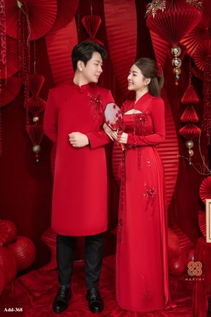 Áo Dài Cưới Thiết Kế Giai Ý MARYMY