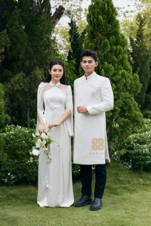 Áo Dài Dâu Rể Bạch Duyên MARYMY