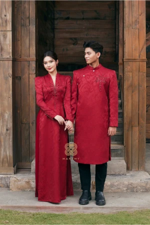 Áo Dài Dâu Rể Liên Ý MARYMY