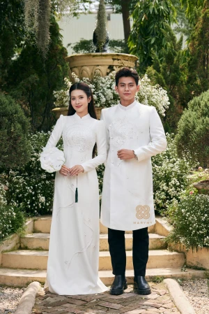 Áo Dài Dâu Rể Phụng Hòa Hỷ Khánh MARYMY