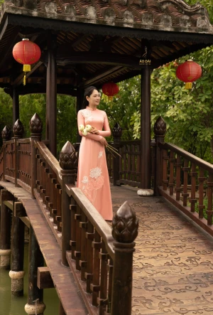 Áo Dài Mẹ Liên Hồng MARYMY