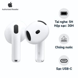 Tai nghe Apple AirPods 4 Chống ồn chủ động Chính Hãng