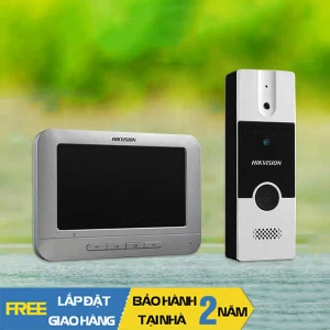 Bộ Chuông Cửa Màn Hình Màu Analog Hikvision DS-KIS202