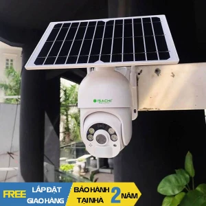 Camera 4G Năng Lượng Mặt Trời ISACHI SC-PT04GW