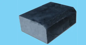 Đá bó vỉa bazan xám đen mài hone