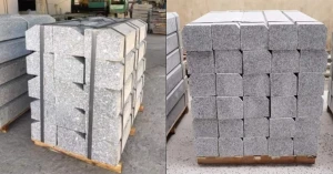 Bó vỉa granite tím hoa cà Bình Định