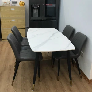 Bàn Ăn Mặt Đá 4 Ghế Nhập Khẩu