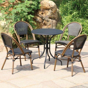 Bàn Ghế Cafe Nhôm Đúc 4 Ghế Nhập Khẩu