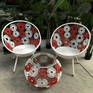 Bàn Ghế Ngoài Trời Mây Nhựa Bàn Ghế Sân Vườn