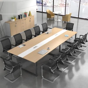 Bàn Họp Chân Sắt Dài 3M2