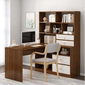 Bàn Làm Việc Kèm Tủ Sách