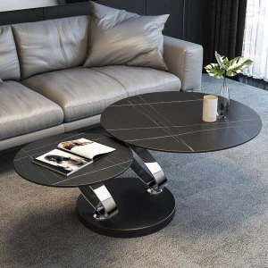 Bàn Trà Sofa Đôi Thông Minh Mặt Đá Ceramic Nhập Khẩu