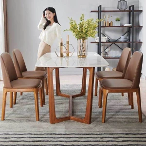 Bộ Bàn Ăn 4 Ghế Grace Mặt Đá