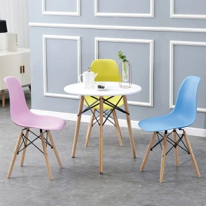 Bộ Bàn Tròn 3 Ghế Eames Nhập Khẩu