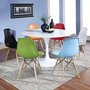 Bộ Bàn Tulip 6 Ghế Eames Nhập Khẩu