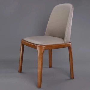 Ghế Ăn Gỗ Sồi Bọc Da