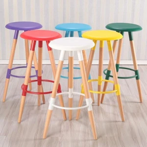 Ghế Bar Eames Gỗ Nhập Khẩu