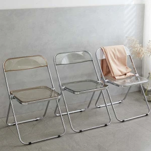 Ghế Cafe Ghấp Nhựa Trong Suốt Nhập Khẩu