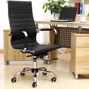 Ghế Da Lưng Cao Chân Xoay