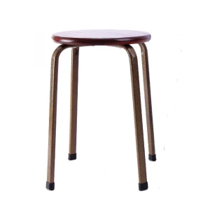 Ghế Đôn Chân Sắt 45cm, Ghế Cafe Ngoài Trời