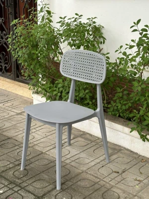 Ghế nhựa đúc Bunny tựa lỗ giả mây