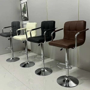 Ghế Quầy Bar Lưng Tựa Da Cao Cấp