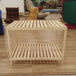 Kệ Để Lò Vi Sóng 2 Tầng Bằng Gỗ