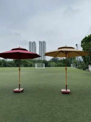 Ô dù sân vườn chính tâm tròn loại có đế 2m7