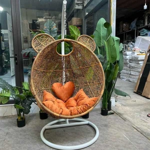 Xích Đu Mây Nhựa Tai Chuột, Xích Đu Sân Vườn