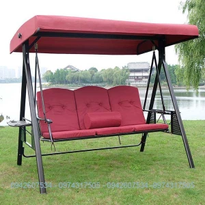 Xích Đu Nhôm Đúc 3 Người Sân Vườn Nhập Khẩu