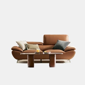 Sofa Văng Da 2 Chỗ Tựa Gật Gù